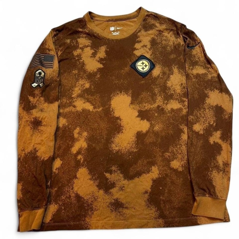 Pittsburgh Steelers Nike Salute to Service military long sleeve shirt size‎ XXL